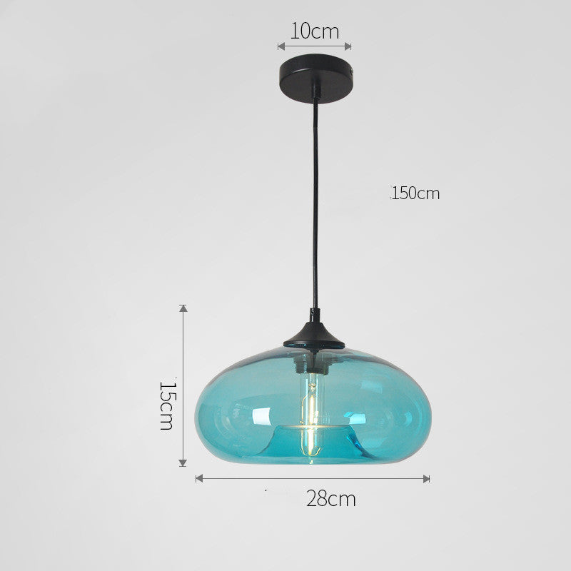 Lucian – Industriële Hanglamp van Glas voor Moderne Interieurs