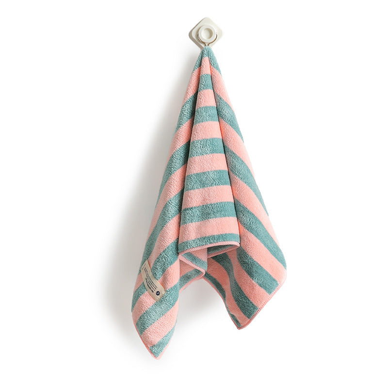 Lavinia – Absorberende Handdoek van Koraal Fleece