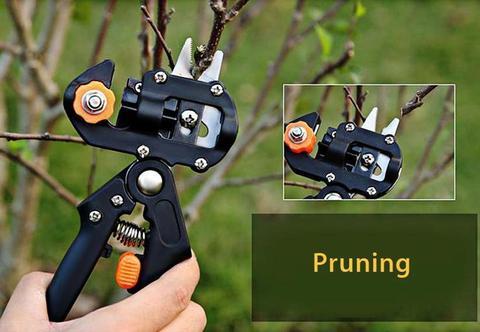 3-in-1 Professionele Entschaar – Nauwkeurige Snoeischaar voor Fruitbomen & Planten Productbeschrijving:
