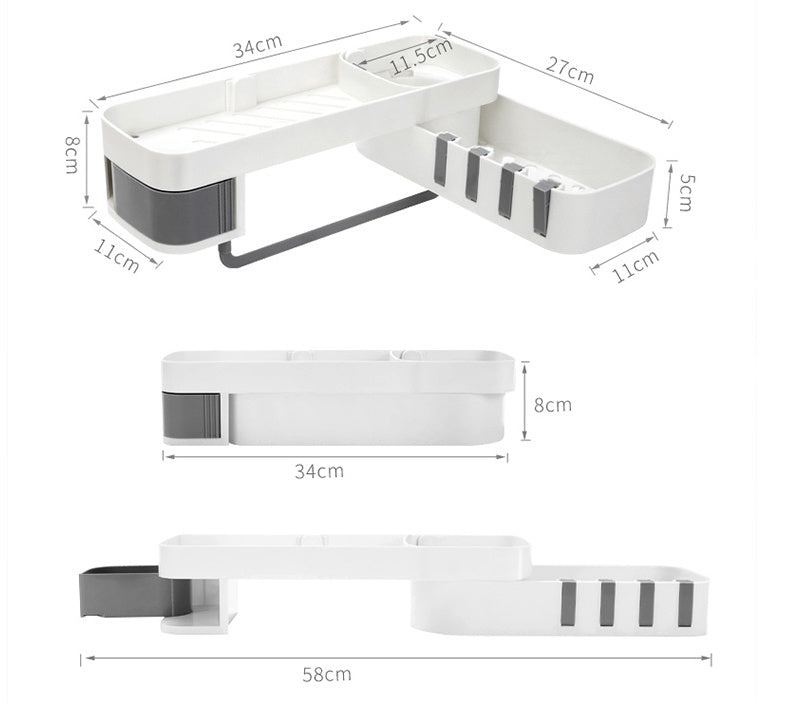 Mistral – Multifunctionele Badkamerplank