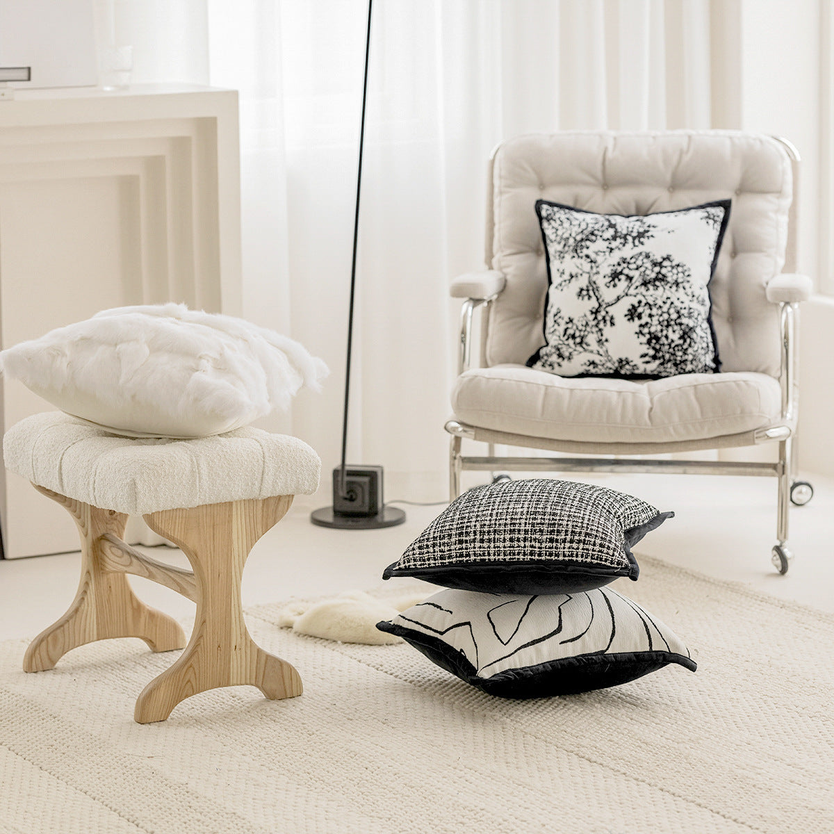 Cassian – Chenille Kussenhoes voor de Woonkamer Sofa Bed