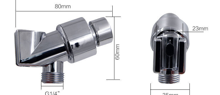 Maximilian – Turbocharged Handdouchekop met Stopknop en Katoenen Filter