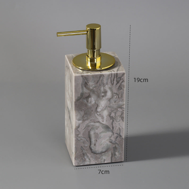 Lyra – Marmeren Badkamer Set voor Hotel en Thuisdecoratie