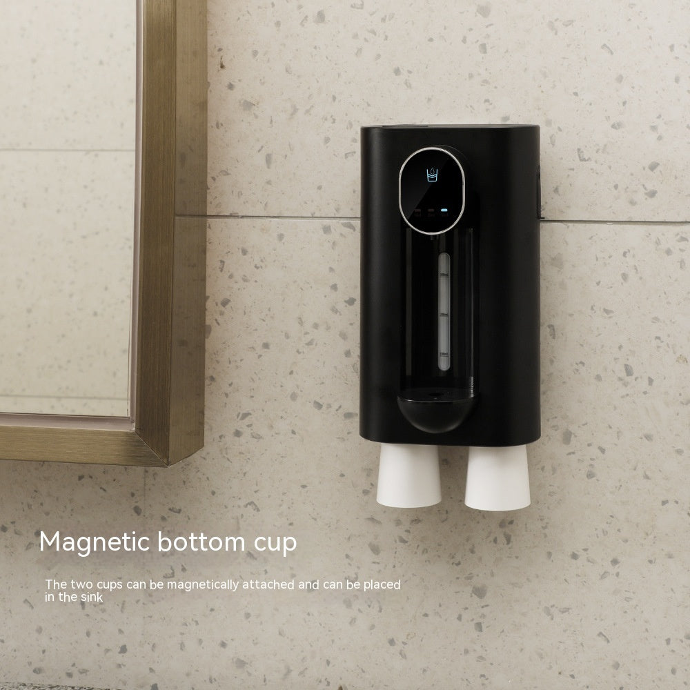 Ember – Automatische Mondspoeling Dispenser zonder Boren, Makkelijk te Vullen, Verstelbare Wandmontage