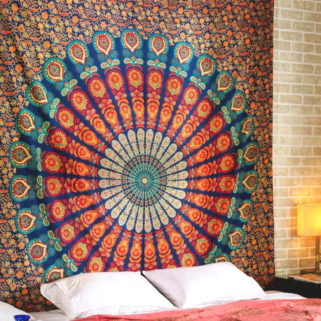 Maximilian – Geprinte Mandala Wandtapijt Wanddecoratie