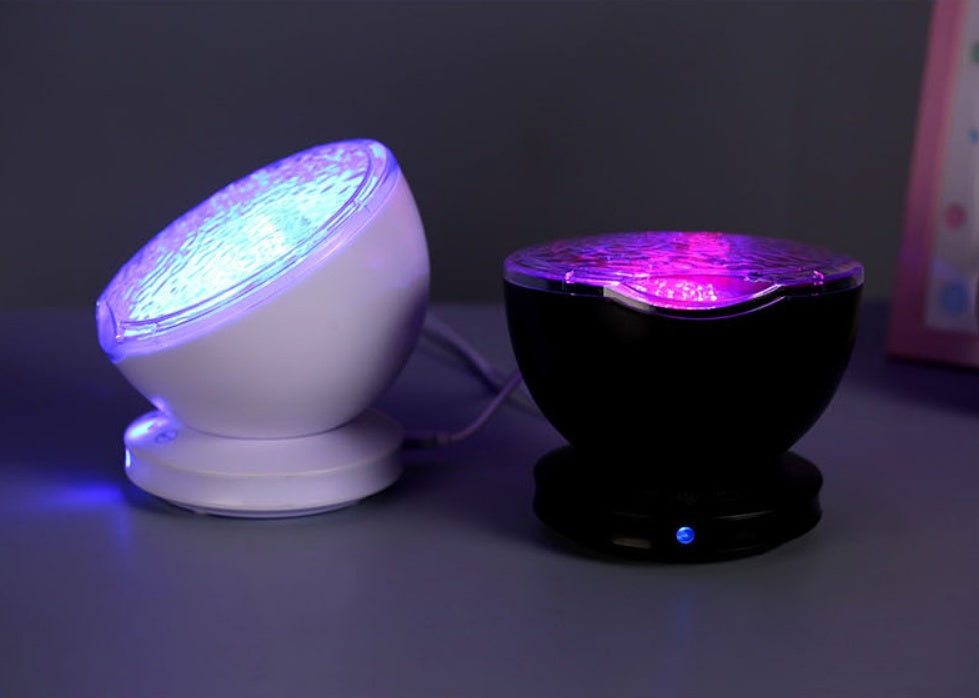 Dahlia – Ocean Wave Projector LED Nachtlicht met Afstandsbediening en Muziekspeler