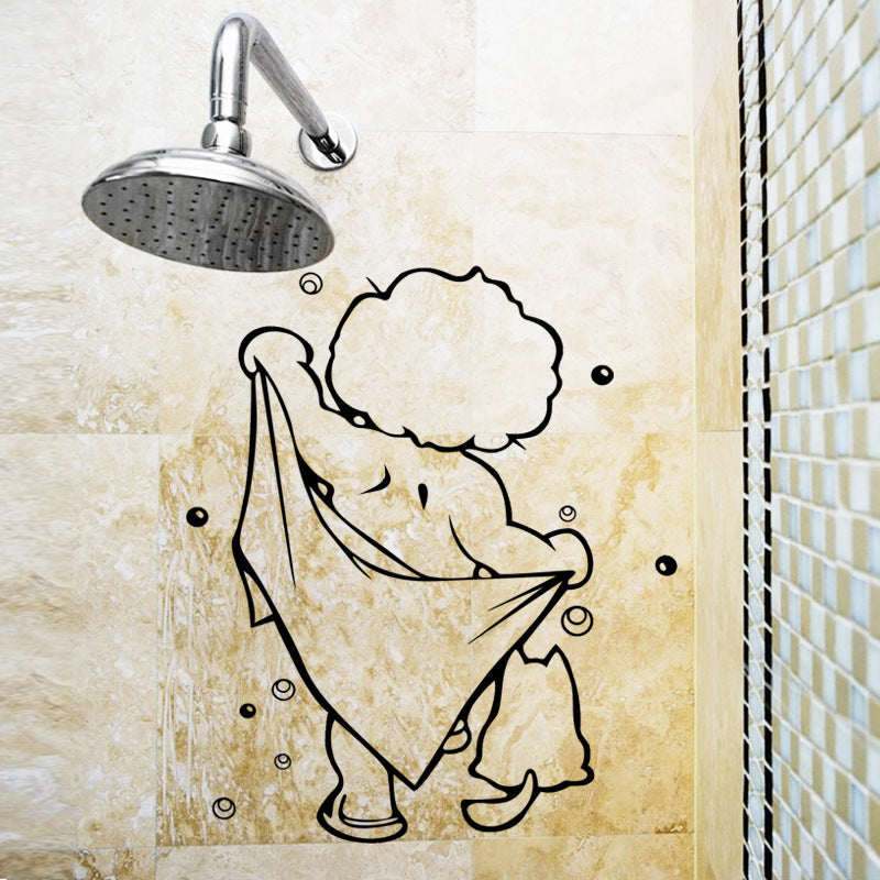Lumen – Gegraveerde Wandsticker voor de Badkamer