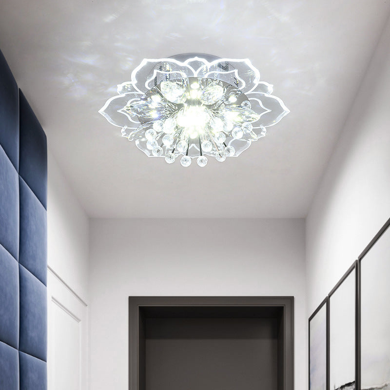 Sybille – Kleine Kristallen Lamp voor de Gang, Modern Minimalistisch