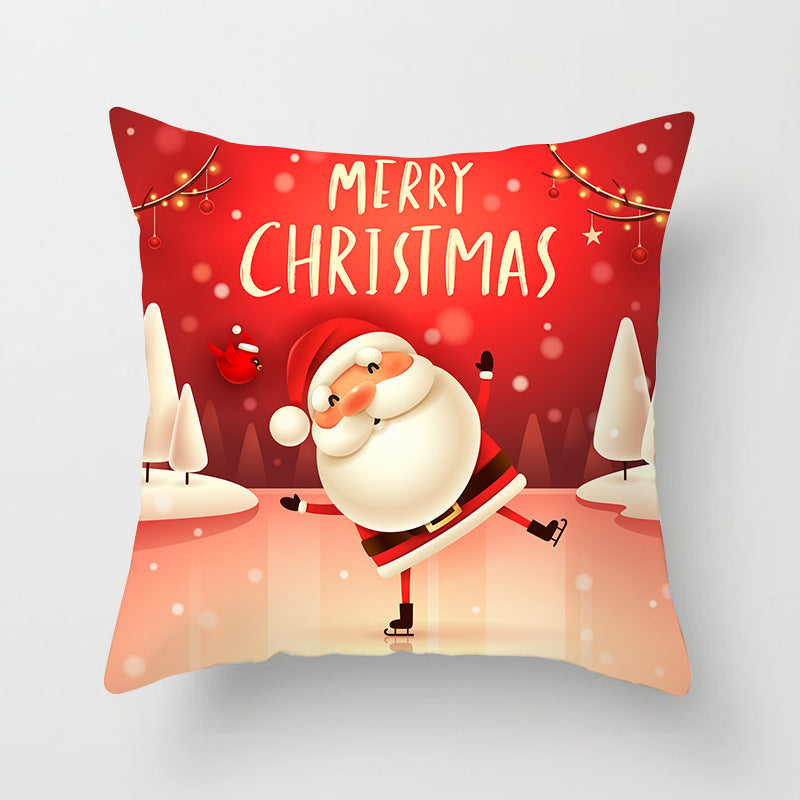 Sable – Kussenhoes met Kerstman en Sneeuwman