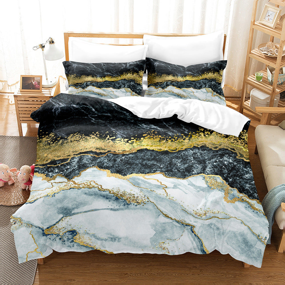 Odette – Luxe Marmeren Linnen Beddegoed