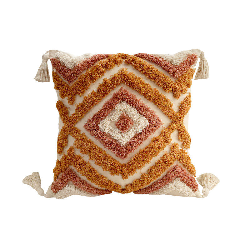 Thalassa – Geweven Kussenhoes in Bohemian Stijl