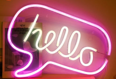 Aurelia – LED Neonlicht met Acryl Achterpaneel voor Kamerversiering