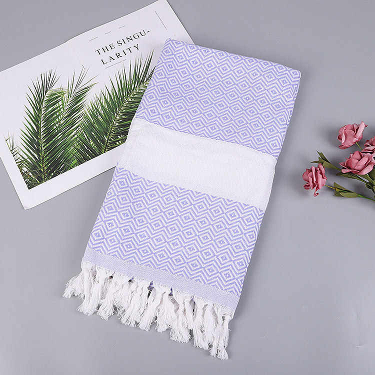 Aurelius – Handgemaakt Tassel Dekentje Turks Strandlaken