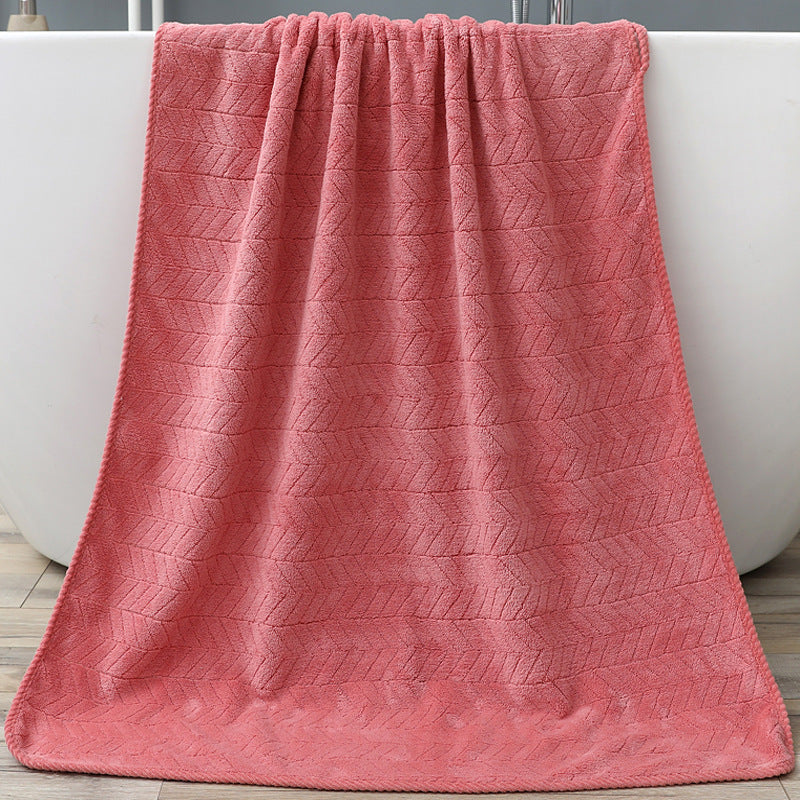 Anneliese – Dikke Coral Fleece Badhanddoek Absorberend