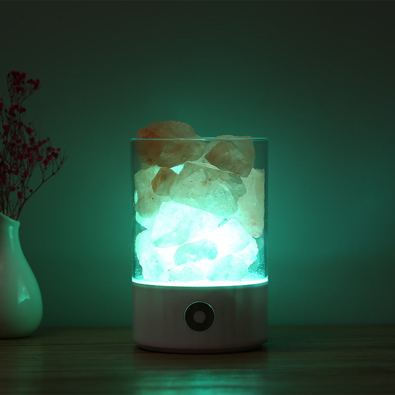 Leontine – USB Kristallicht Himalaya Zout LED Lamp