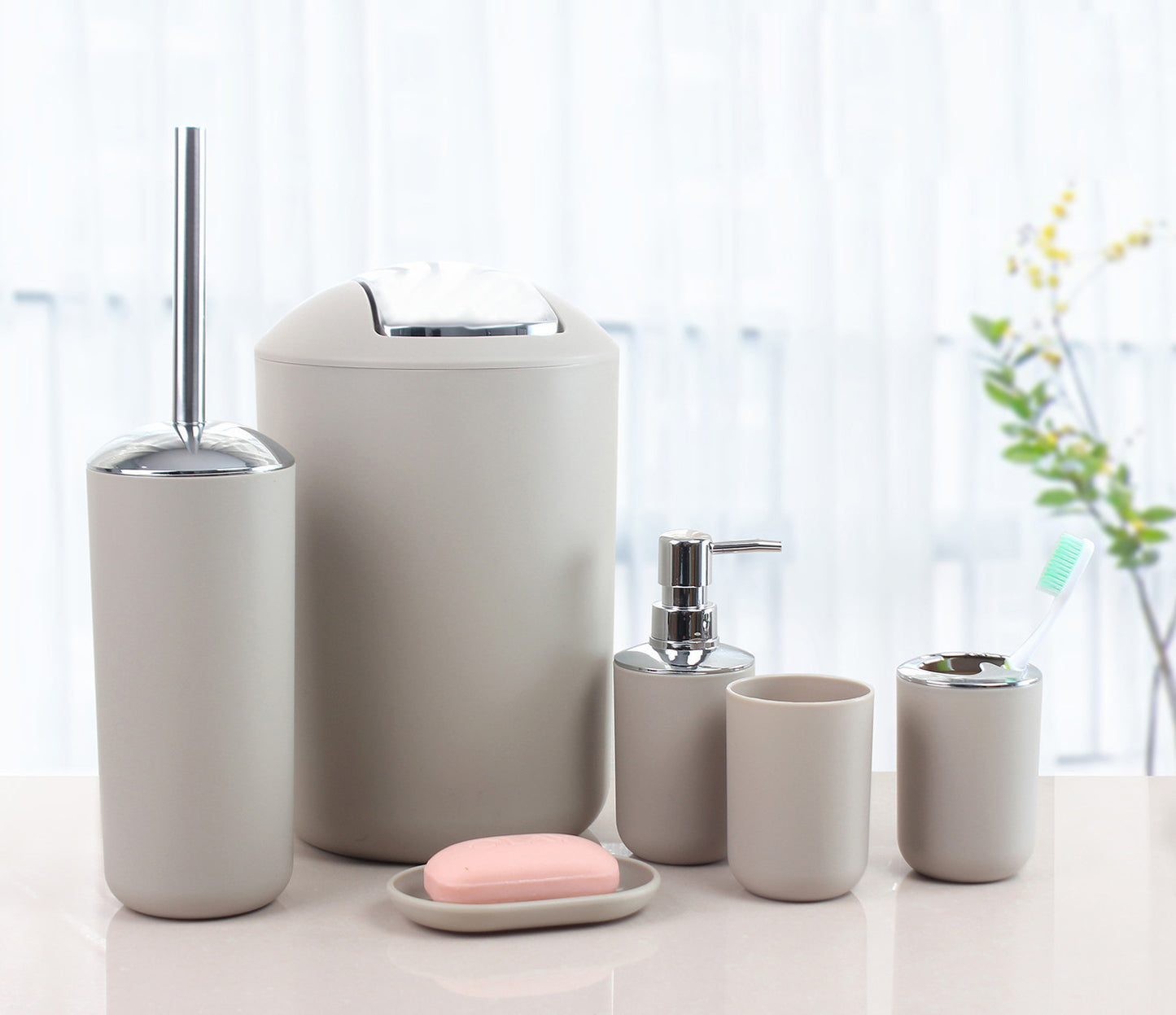 Isidore – Zesdelige Badkamer Set