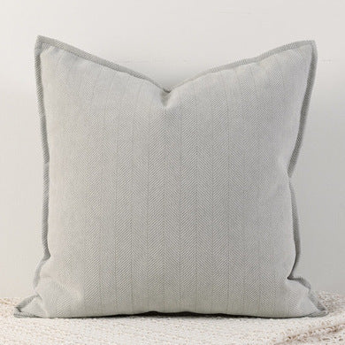 Theodosia – Herringbone Patroon Chenille Kussenhoes