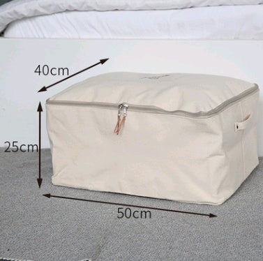Alaric – Dikke Canvas Opbergdoos voor Kleding met Rits en Deksel