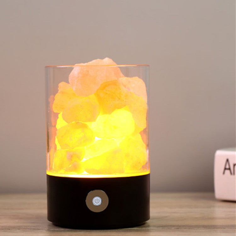 Leontine – USB Kristallicht Himalaya Zout LED Lamp