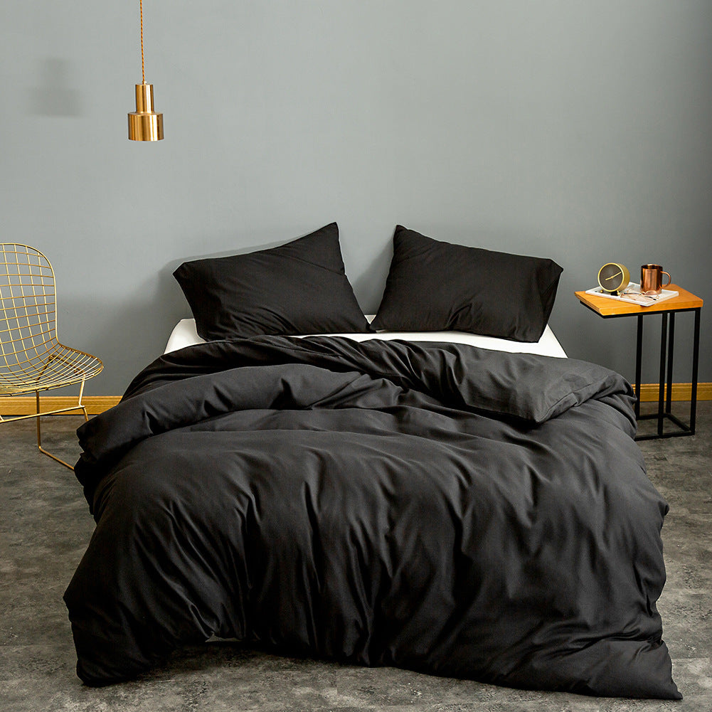 Elysia – Luxe Effen Kleur Dekbedovertrek van 100% Polyester