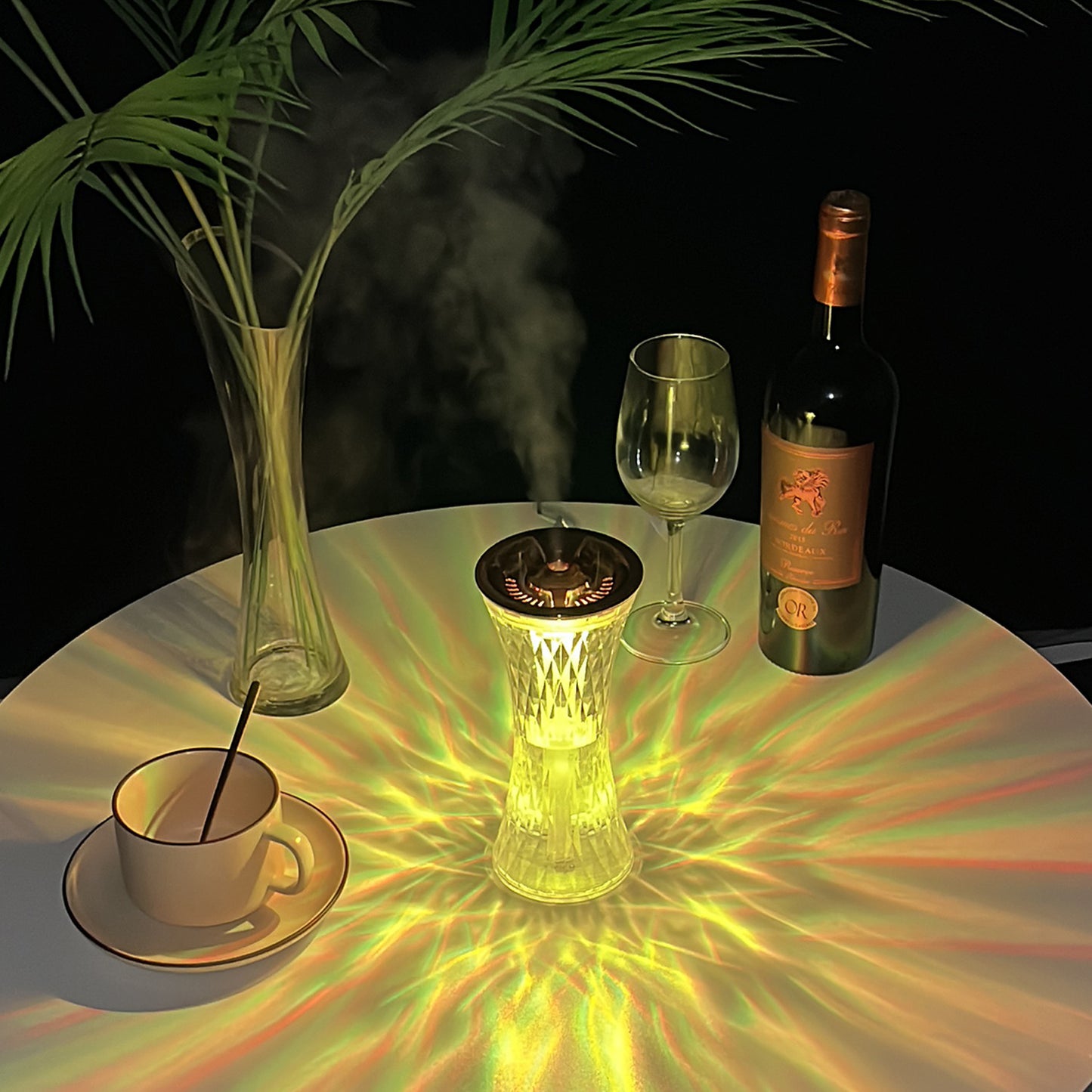 Florian – Desktop Luchtbevochtiger met Romantische Sfeerlamp