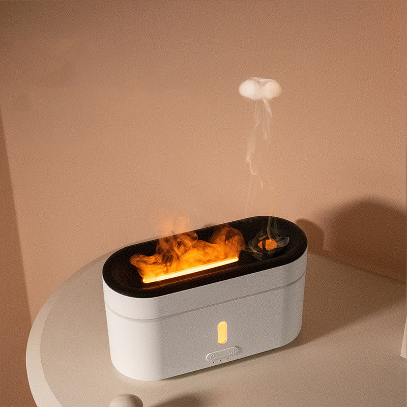 Alaric – Sfeervolle Vlamlamp Luchtbevochtiger met Aromatherapie