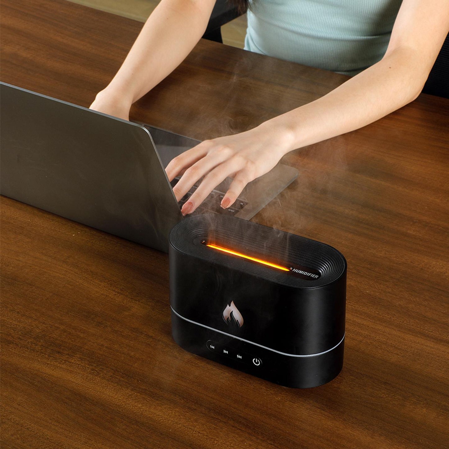 Alaric – Stille Aromatherapie Machine voor Thuis met Sfeerverlichting en Vernevelaar