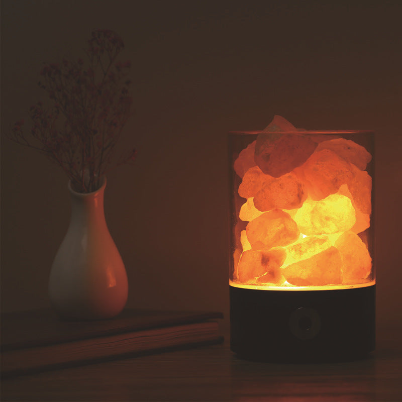 Leontine – USB Kristallicht Himalaya Zout LED Lamp