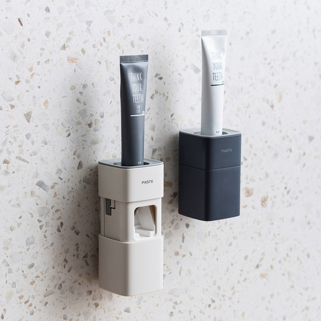 Sable – Automatische Tandpasta Dispenser met Zelfklevende Stoffen en Stofvrije Afdekking