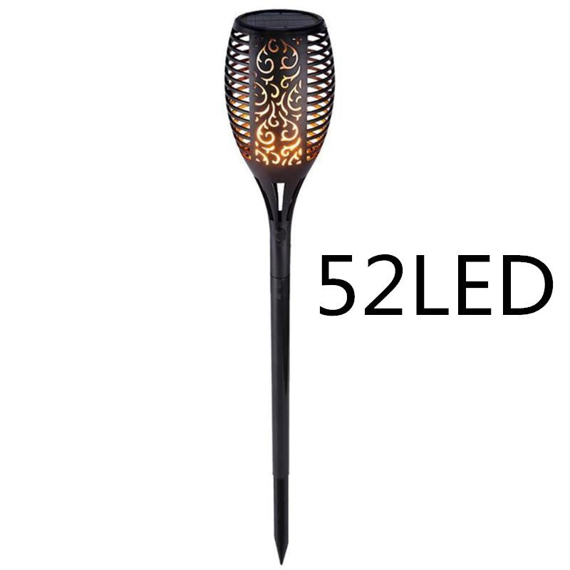 Zonne-oplaadbare Vlammende Tuinfakkels – LED Tiki Lampen, IP65 Waterdicht, Metaal (1/4/8 Stuks)