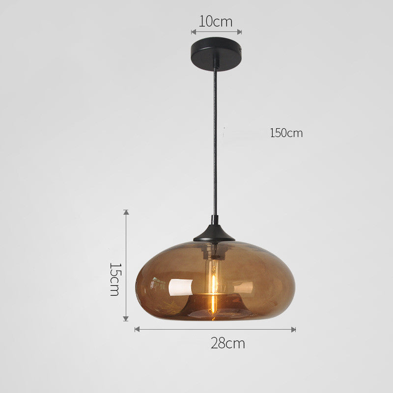Lucian – Industriële Hanglamp van Glas voor Moderne Interieurs