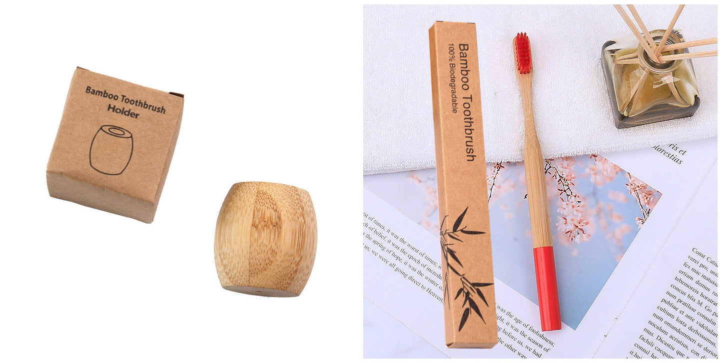 Isolde – Ronde Bamboetandenborstel met Natuurlijke Handgreep