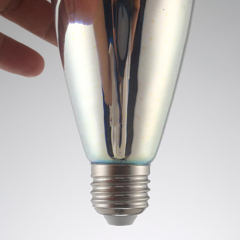 Zephyr – LED Lichtbulb 3D Decoratie Bulb Vuurwerk 110 220V ST64 G95 G80 G125 A60 Fles Hart Feestverlichting Noviteit Kerstlamp