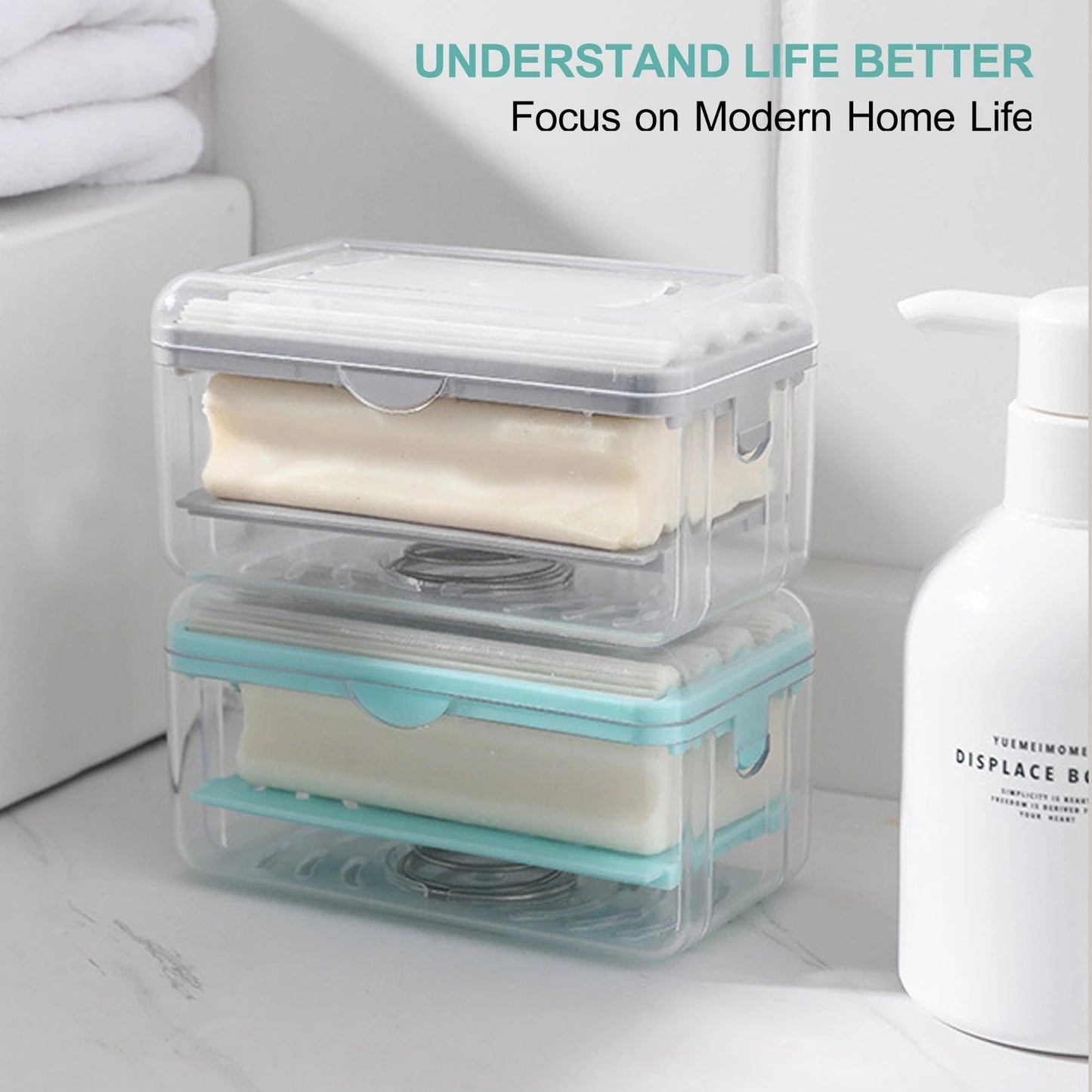 Celeste – Multifunctionele Zeepdispenser met Sponshouder