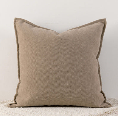 Theodosia – Herringbone Patroon Chenille Kussenhoes