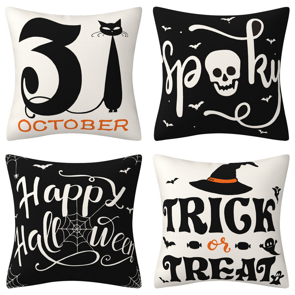 Lucian – Halloween Kussenhoes van Linnen