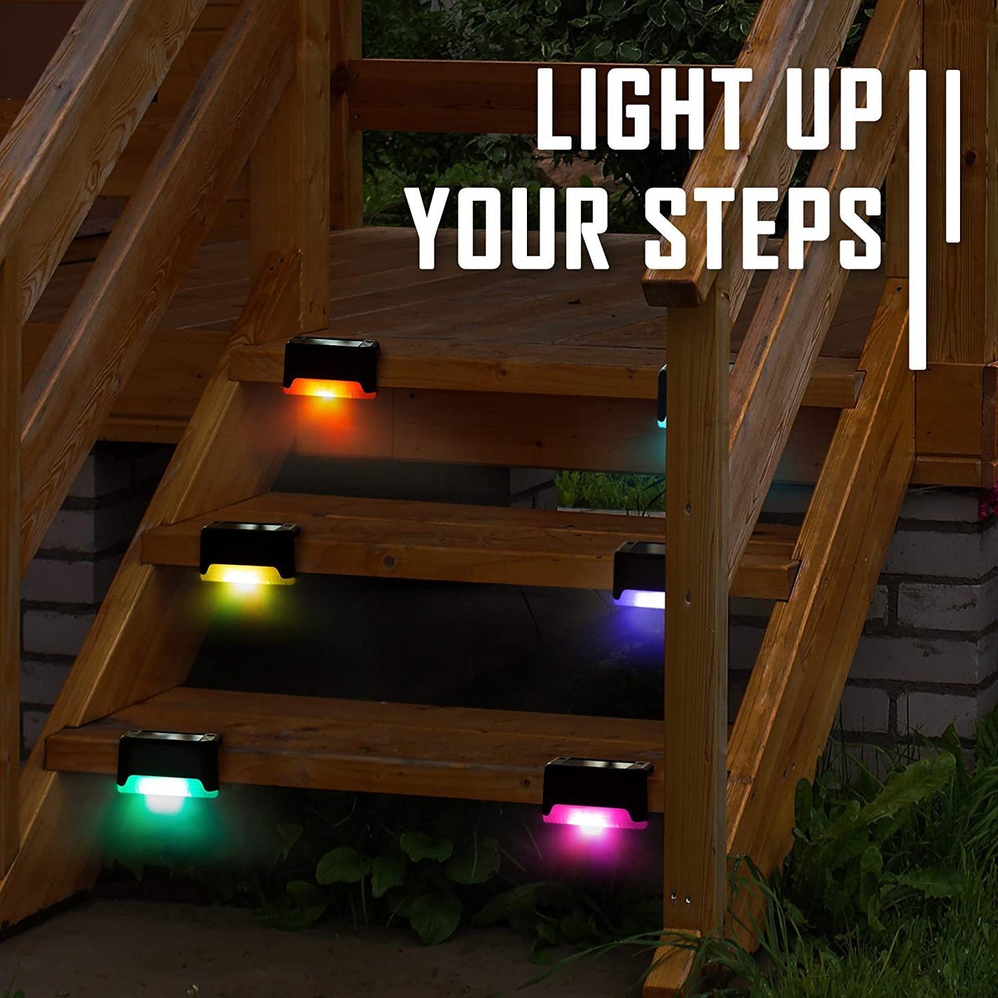 Orion – Solar Tuinlamp Buiten Licht LED Gidslamp Trapverlichting Balkon Decoratie Waterdicht