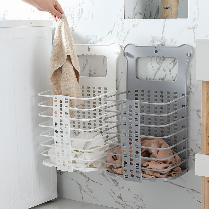 Coralie – Vouwbare Wasmand met Handvat voor Vuile Kleding en Speelgoed