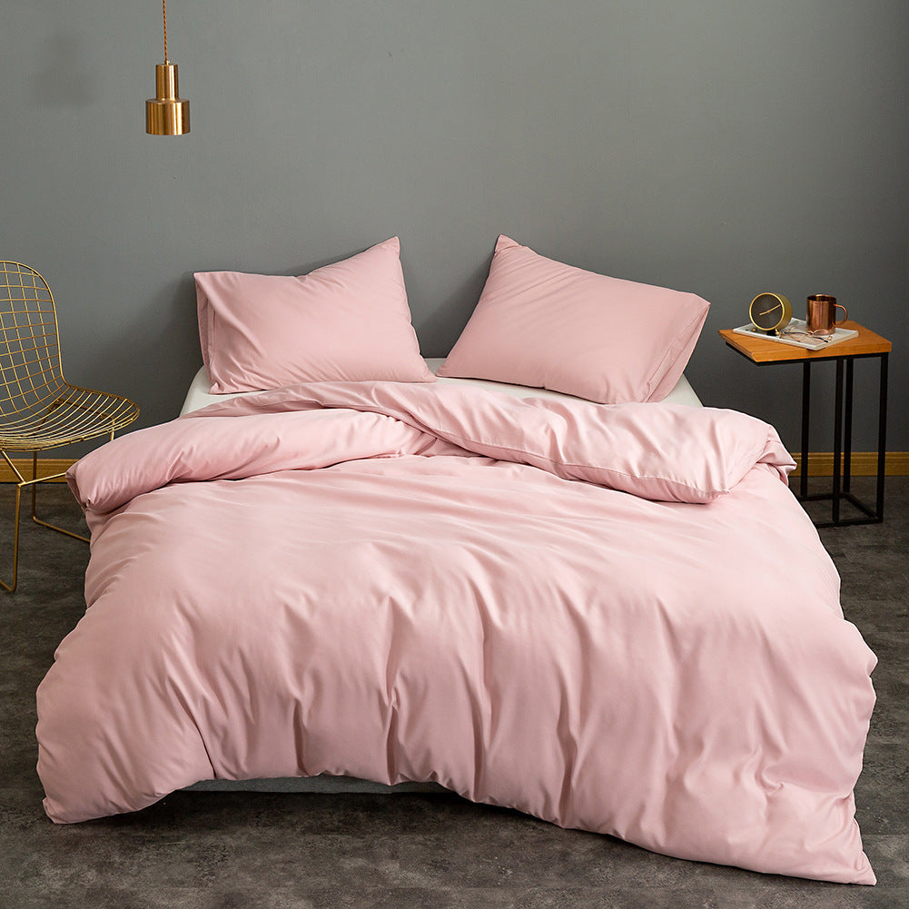 Elysia – Luxe Effen Kleur Dekbedovertrek van 100% Polyester