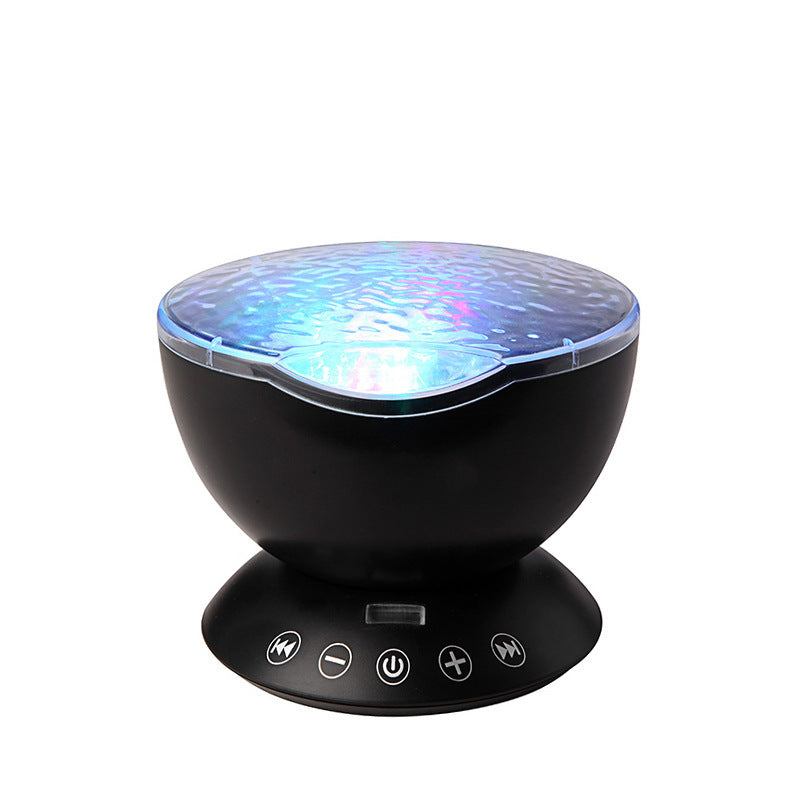 Dahlia – Ocean Wave Projector LED Nachtlicht met Afstandsbediening en Muziekspeler