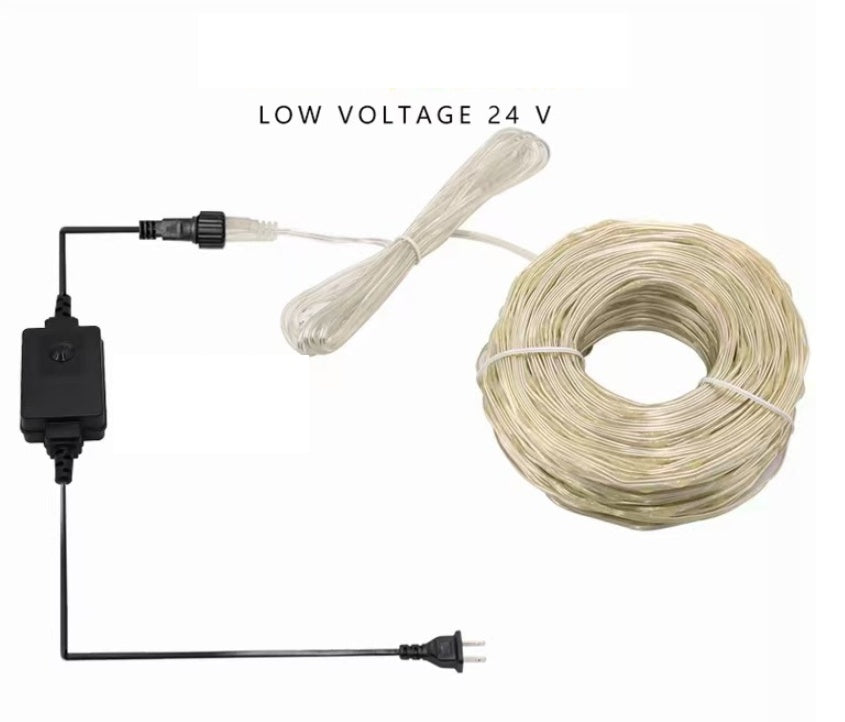 Evadne – LED Lederen Draadlichtsnoer met Laag Voltage 24V