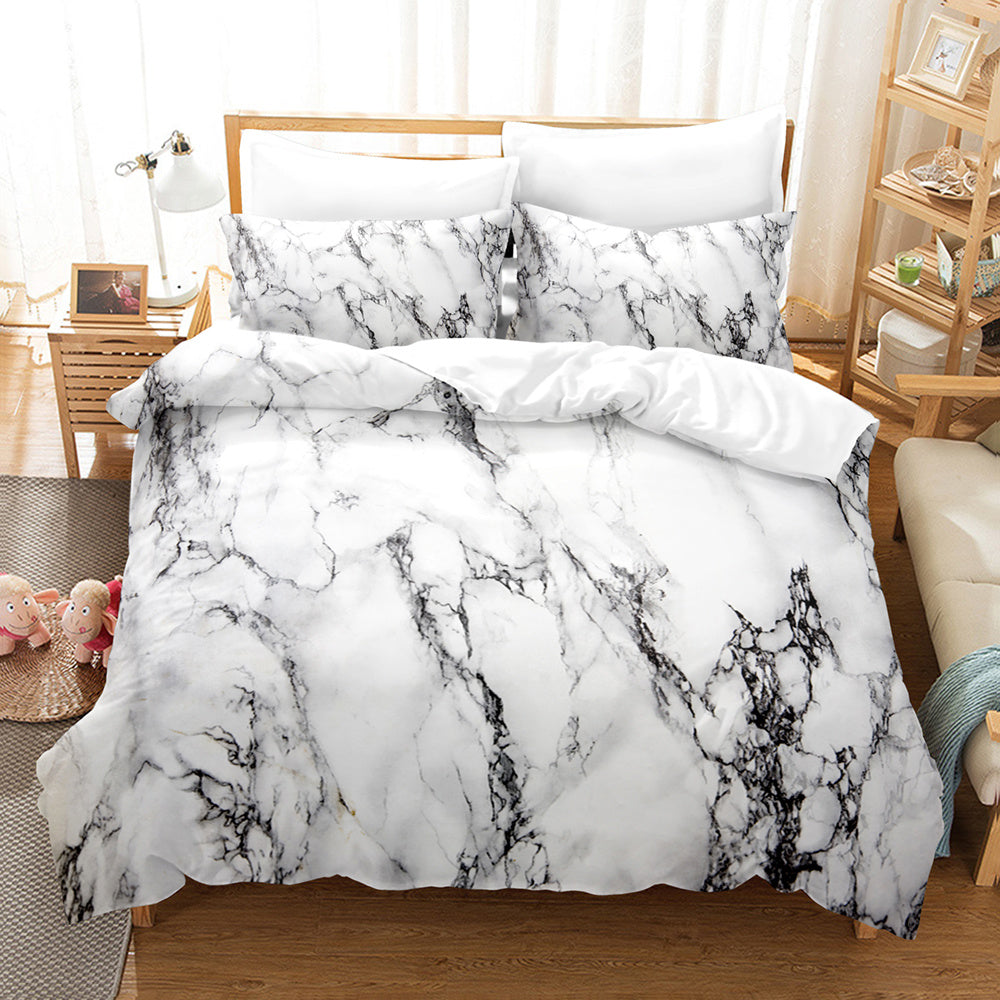 Odette – Luxe Marmeren Linnen Beddegoed