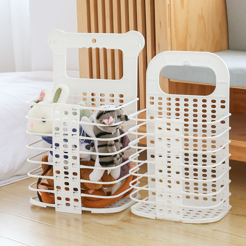 Coralie – Vouwbare Wasmand met Handvat voor Vuile Kleding en Speelgoed