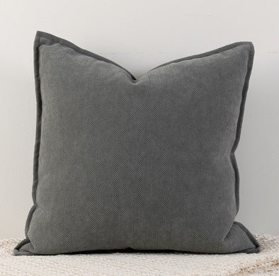 Theodosia – Herringbone Patroon Chenille Kussenhoes