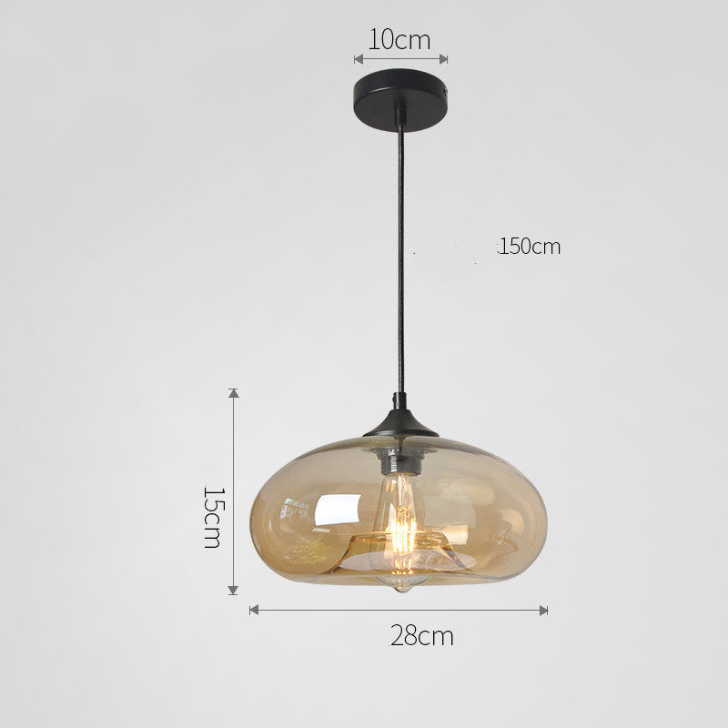Lucian – Industriële Hanglamp van Glas voor Moderne Interieurs