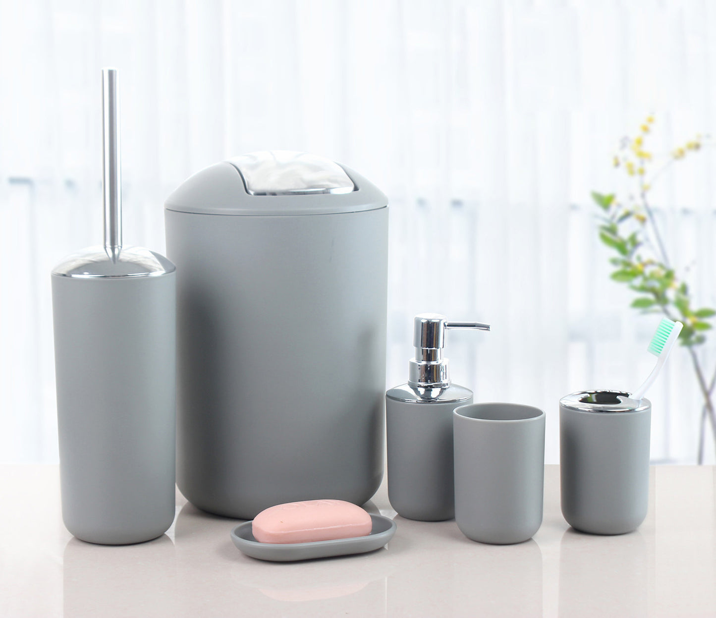 Isidore – Zesdelige Badkamer Set