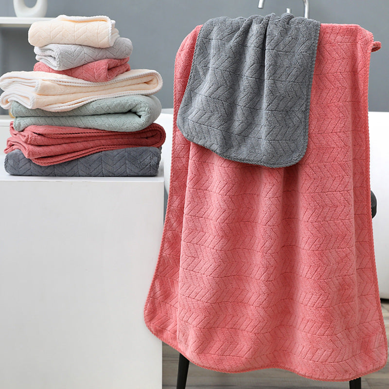 Anneliese – Dikke Coral Fleece Badhanddoek Absorberend