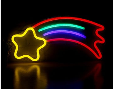 Aurelia – LED Neonlicht met Acryl Achterpaneel voor Kamerversiering