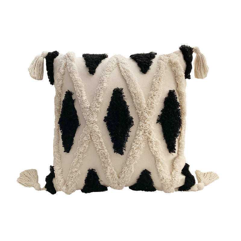 Thalassa – Geweven Kussenhoes in Bohemian Stijl
