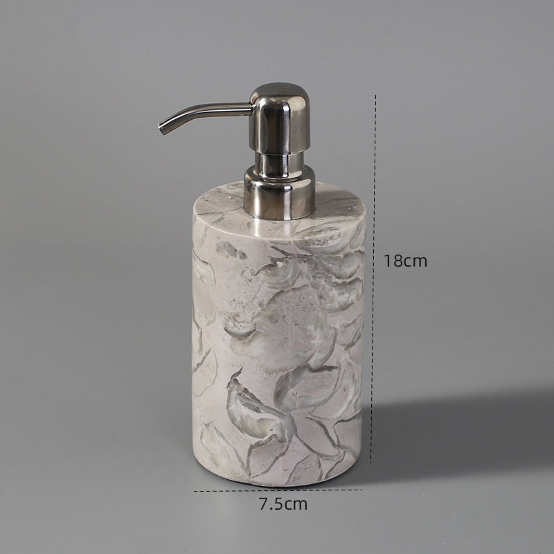 Lyra – Marmeren Badkamer Set voor Hotel en Thuisdecoratie
